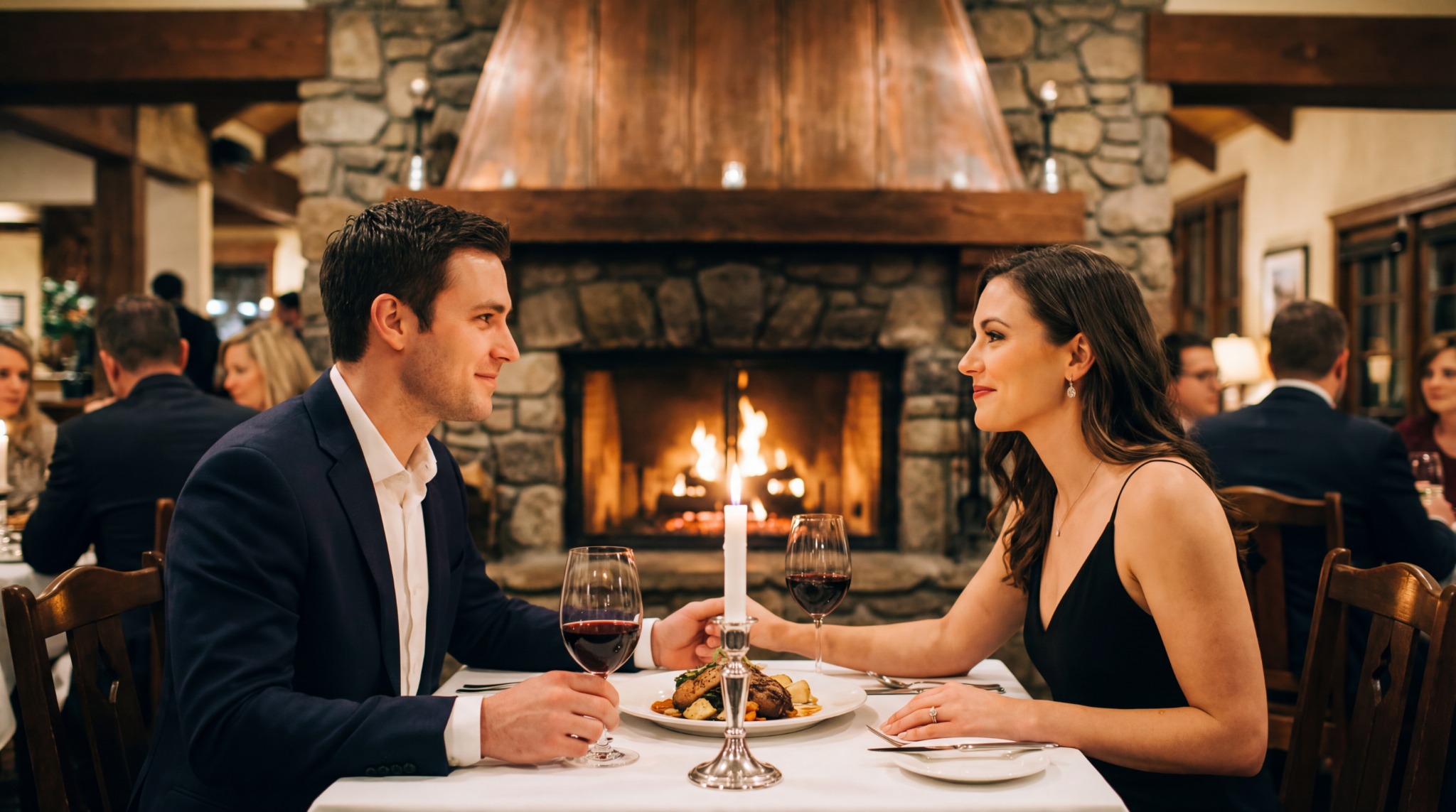 Noche de cita en SUV de lujo