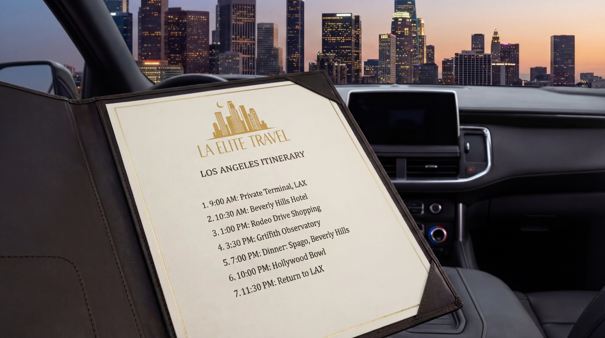 Servicio por hora en SUV de lujo